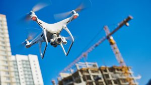 Illustration d'un drone en plain vol