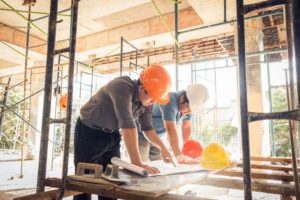 image d'ouvriers sur un chantier