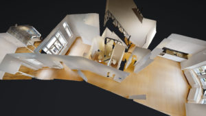 modèle 3D du 1er étage d'une maison