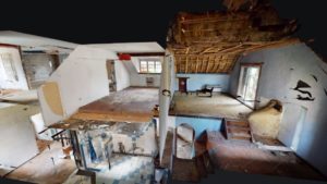 modèle 3d maison en travaux