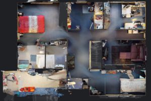 plan 3D vue de haut