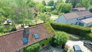 prise de vue par drone de maison